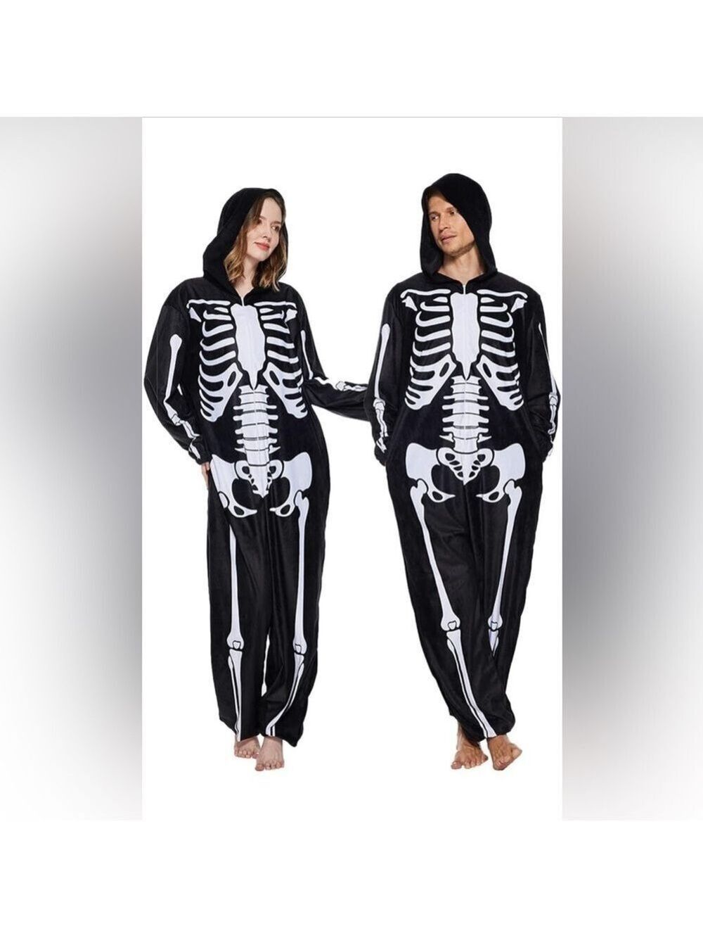NWT Large Unisex Skeleton Pajama Onesie